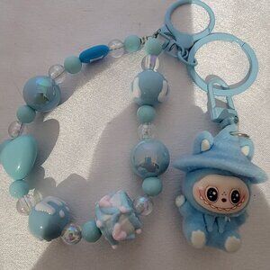 THE MONSTERS Dangling LABUBU Charm keychain, mobile phone chain, bag chain  #2